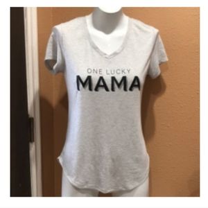 APT 9 One Lucky Mama Cotton Tee